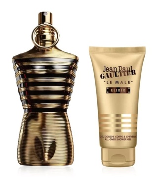 ZESTAW JEAN PAUL GAULTIER LE MALE ELIXIR PARFUM Z ŻELEM DO KĄPIELI